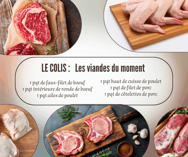 Le Colis LES VIANDES DU MOMENT